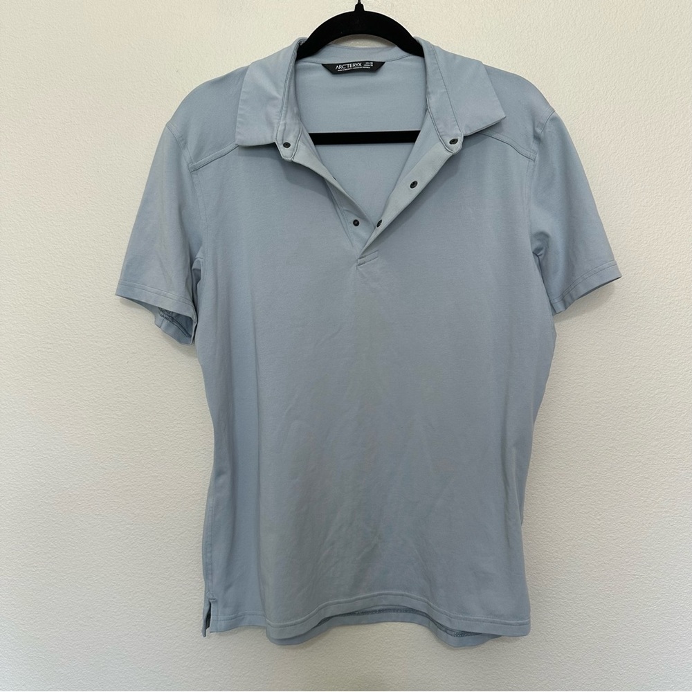 Arc'teryx Light Blue Short Sleeve Polo